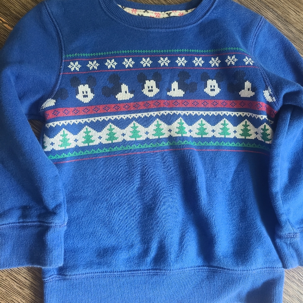 Mickey christmas sweatshirt